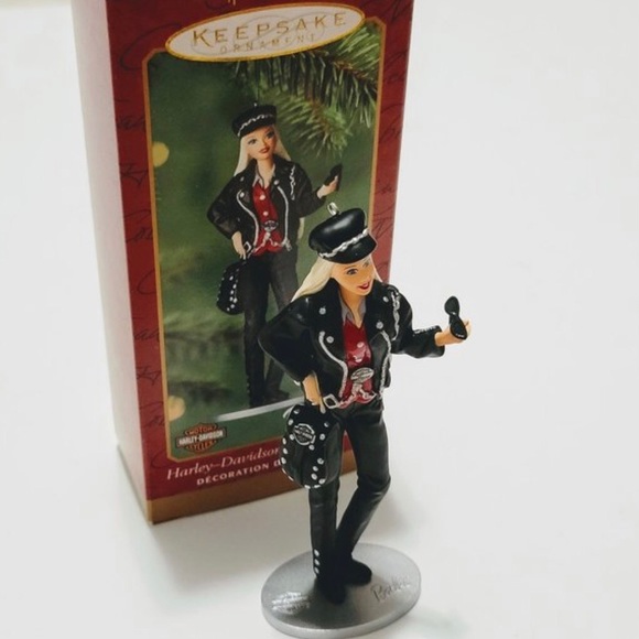 Hallmark Harley Davidson Barbie Ornament New 2000 - Picture 1 of 10
